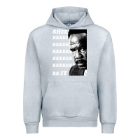 Heather Grey clay davis quotsheeeeeeitquot 3  t travel Urban Hoodie - lanVoArt