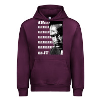 Mauve Wine clay davis quotsheeeeeeitquot 3  t travel Urban Hoodie - lanVoArt