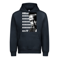 Navy clay davis quotsheeeeeeitquot 3  t travel Urban Hoodie - lanVoArt