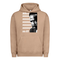 Pigment Burro clay davis quotsheeeeeeitquot 3  t travel Urban Hoodie - lanVoArt