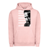 Pigment Salmon clay davis quotsheeeeeeitquot 3  t travel Urban Hoodie - lanVoArt