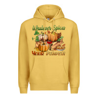 Antique Gold whatever spices your pumpkin Premium Hoodie - BundleAndBundleShop