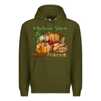 Army Green whatever spices your pumpkin Premium Hoodie - BundleAndBundleShop