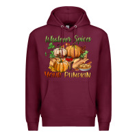 Burgundy whatever spices your pumpkin Premium Hoodie - BundleAndBundleShop