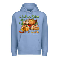 Colony Blue whatever spices your pumpkin Premium Hoodie - BundleAndBundleShop