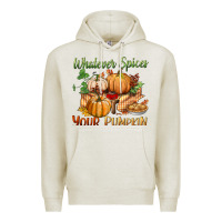 Oatmeal Heather whatever spices your pumpkin Premium Hoodie - BundleAndBundleShop
