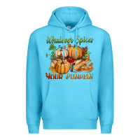 Ocean Blue whatever spices your pumpkin Premium Hoodie - BundleAndBundleShop