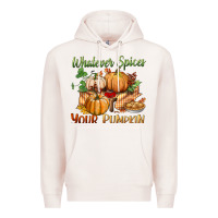 Pale Pink whatever spices your pumpkin Premium Hoodie - BundleAndBundleShop