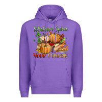 Purple whatever spices your pumpkin Premium Hoodie - BundleAndBundleShop