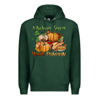Sports Green whatever spices your pumpkin Premium Hoodie - BundleAndBundleShop
