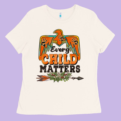 Every Child Matters Thunderbird Ladies Tee Designed By Barkaloodesign