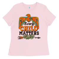 Bubblegum Pink every child matters thunderbird Ladies Tee - BarkalooDesign