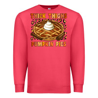 Cardinal Thick Thighs Pumpkin Pies Premium Sweatshirt - Artiststas