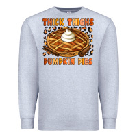 Heather Grey Thick Thighs Pumpkin Pies Premium Sweatshirt - Artiststas