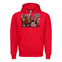 Red Happy Easter Zipper Hoodie - CowhideDigitalArt