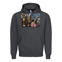 Smoke Happy Easter Zipper Hoodie - CowhideDigitalArt