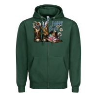 Sports Green Happy Easter Zipper Hoodie - CowhideDigitalArt