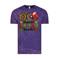 Cloud Purple ocd obsessive christmas disorder Vintage Tee - Jasminsmagicworld