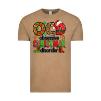 Ocd Obsessive Christmas Disorder Vintage Tee | Teevron