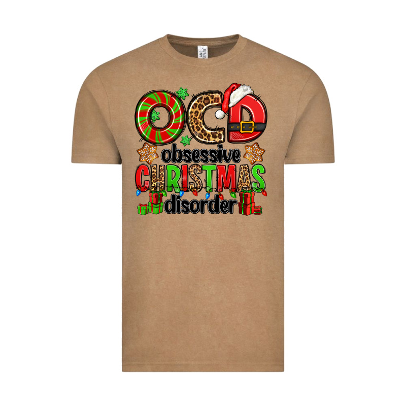 Ocd Obsessive Christmas Disorder Vintage Tee by Jasminsmagicworld | Teevron