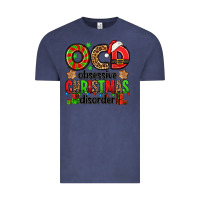 Vintage Denim ocd obsessive christmas disorder Vintage Tee - Jasminsmagicworld