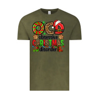 Vintage Olive ocd obsessive christmas disorder Vintage Tee - Jasminsmagicworld