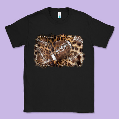 Football Background Leopard Classic Tee Designed By Nancycooperartshop