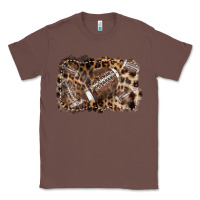 Chestnut Football background leopard Classic Tee - NancyCooperArtShop