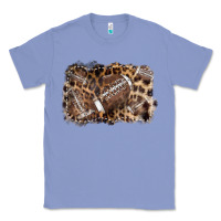 Colony Blue Football background leopard Classic Tee - NancyCooperArtShop