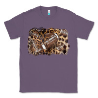Lavender Football background leopard Classic Tee - NancyCooperArtShop