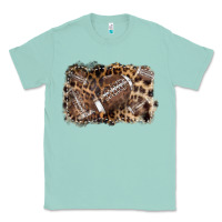 Seafoam Football background leopard Classic Tee - NancyCooperArtShop