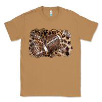 Toasted Coconut Football background leopard Classic Tee - NancyCooperArtShop