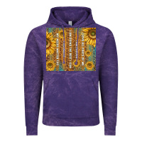 Cloud Purple self reminders with sunflowers Vintage Hoodie - TumblerDesignByShophia