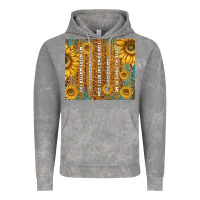 Cloud Rock self reminders with sunflowers Vintage Hoodie - TumblerDesignByShophia