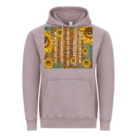Vintage Zinc self reminders with sunflowers Vintage Hoodie - TumblerDesignByShophia