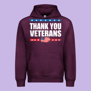 Shirts For Veterans, Thank You Veterans Shirt Veterans Day Urban Hoodie Designed By Lanvoart