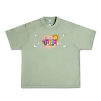 Oil Green summer vibes with birds Urban Heavy Tee - TumblerDesignByShophia