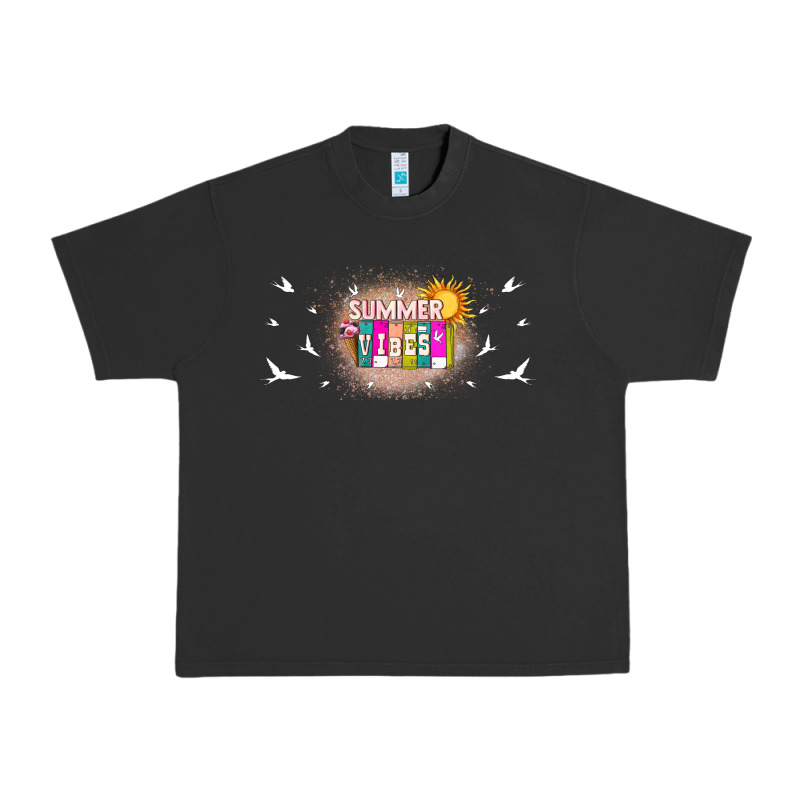 Summer Vibes With Birds Urban Heavy Tee by TumblerDesignByShophia | Teevron