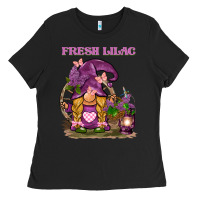 Fresh Lilac Gnome Ladies Tee | Teevron