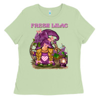 Matcha fresh lilac gnome Ladies Tee - BarkalooDesign