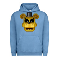 Pigment Pebble Blue Day Gift Five Nights At Freddy'S Graphic For Fan Urban Hoodie - lanVoArt