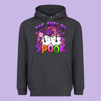 Too Cute Spook Heavyweight Hoodie Designed By Artiststas