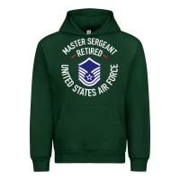 Forest Green Limited Edition Master Sergeant Retired Air Force Military Retiremen Urban Hoodie - lanVoArt