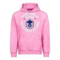 Fuchsia Pink Limited Edition Master Sergeant Retired Air Force Military Retiremen Urban Hoodie - lanVoArt