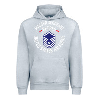 Heather Grey Limited Edition Master Sergeant Retired Air Force Military Retiremen Urban Hoodie - lanVoArt