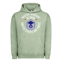 Pigment Oil Green Limited Edition Master Sergeant Retired Air Force Military Retiremen Urban Hoodie - lanVoArt