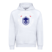 White Limited Edition Master Sergeant Retired Air Force Military Retiremen Urban Hoodie - lanVoArt