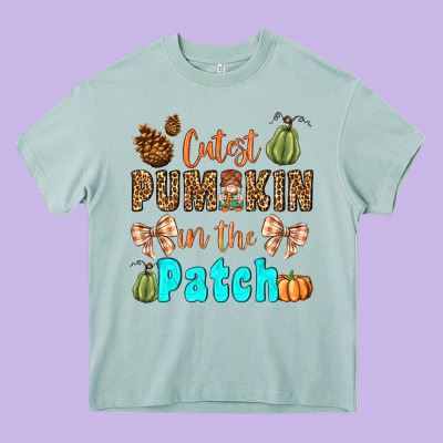 Cutest Pumpkin In The Patch Heavy Core Tee Designed By Bundleandbundleshop