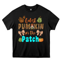 Black cutest pumpkin in the patch Heavy Core Tee - BundleAndBundleShop