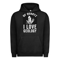 Pigment Black of quartz i love geology Urban Hoodie - lanVoArt